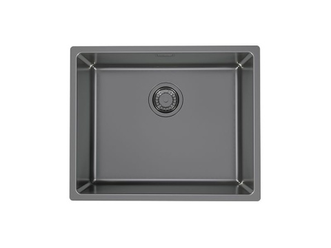 Alveus Kombino 50 U Monarch Zlewozmywak Stalowy Podwieszany 54,2x44,2cm Antracyt 1122673 Alveus Kombino 50 U Monarch Zlewozmywak Stalowy Podwieszany 54,2x44,2cm Antracyt 1122673