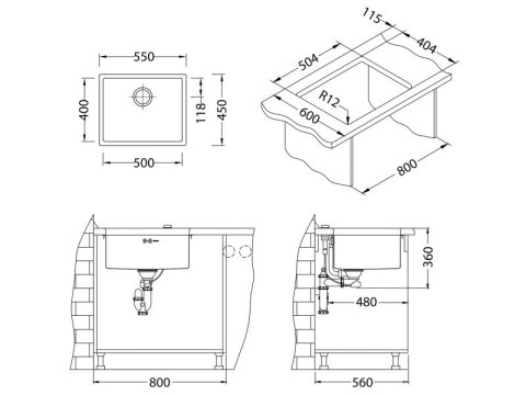 Alveus Quadrix 50 Monarch Zlewozmywak Stalowy Miedź 55x45cm 1122691 Alveus Quadrix 50 Monarch Zlewozmywak Stalowy Miedź 55x45cm 1122691