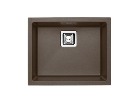 Alveus Quadrix 50 POP UP zlewozmywak granitowy 56x46cm kolor Chocolate 4605003 Alveus Quadrix 50 POP UP zlewozmywak granitowy 56x46cm kolor Chocolate 4605003