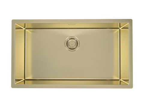 Alveus Quadrix 60 Monarch Zlewozmywak Stalowy 79x45cm Złoty 1117478 Alveus Quadrix 60 Monarch Zlewozmywak Stalowy 79x45cm Złoty 1117478