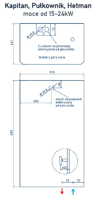 Elterm Pułkownik 24/12 kW Elektryczny Kocioł Wodny (AsZN-W) 0127024 Elterm Pułkownik 24/12 kW Elektryczny Kocioł Wodny (AsZN-W) 0127024