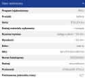 Z kodem LATO -7% !!! Vitalle STILLO Kios Bateria Umywalkowa Stojąca 1-Uchwytowa 1-Otworowa Bez Korka Mosiężna Zasięg Wylewki Czarna Mat 3552500300