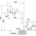 Z kodem LATO -7% !!! Franke Studio Icon pull-out spray Bateria Kuchenna Chrom 115.0625.188