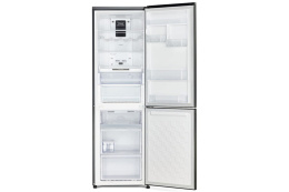 Z kodem LATO -7% !!! Hitachi COMBI, 60x190cm, białe szkło, zamrażarka na dole (GPW) R-BGX411PRU0