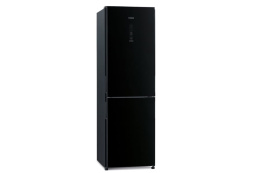 Z kodem LATO -7% !!! Hitachi COMBI, 60x190cm, czarne szkło, zamrażarka na dole (GBK) R-BGX411PRU0-1