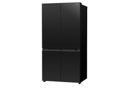Z kodem LATO -7% !!! Hitachi FRENCH 4 DOOR, 90x184cm, czarne szkło, zamrażarka na dole R-WB640PRU1-1