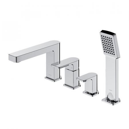 Omnires Baretti Bateria nawannowa 4 otworowa chrom BA7832CR