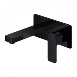 Omnires Baretti Bateria umywalkowa podtynkowa czarny mat BA7815BL