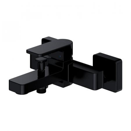 Omnires Baretti Bateria wannowa ścienna czarny mat BA7830BL