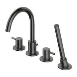 Omnires Y Bateria nawannowa 4 otworowa grafit Y1232GR