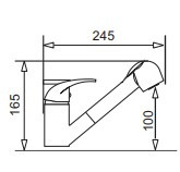 Pyramis Bateria FIDO szary beton 090921838