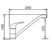 Pyramis Bateria Kuchenna Asalia Szary Beton 090921301