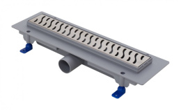 Schwab ODWODNIENIE LINIOWE PODŁOGOWE, Z RAMKĄ Z TWORZYWA, ruszt VIBE 450 mm 674716