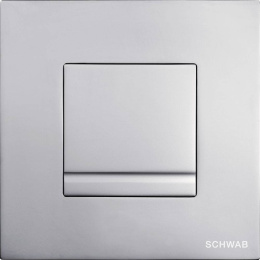 Schwab PRZYCISK SPŁUKUJĄCY ARTE METALL, matowy chrom 4060414131