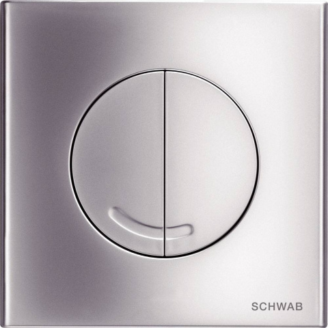 Schwab PRZYCISK SPŁUKUJĄCY VERIA DUO, matowy chrom 4060414631 Schwab PRZYCISK SPŁUKUJĄCY VERIA DUO, matowy chrom 4060414631