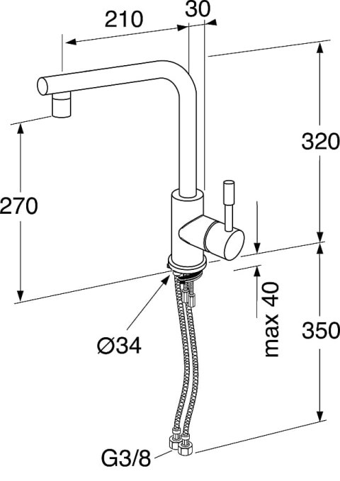 Villeroy & Boch Bateria STEEL SHOWER, stal, wyciągana wylewka VB-9697 01 LC Villeroy & Boch Bateria STEEL SHOWER, stal, wyciągana wylewka VB-9697 01 LC