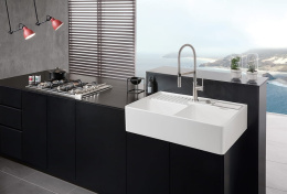 Villeroy & Boch Zlewozmywak DWUKOMOROWY MAN. snow white PREMIUMLINE VB-6323 91 KG