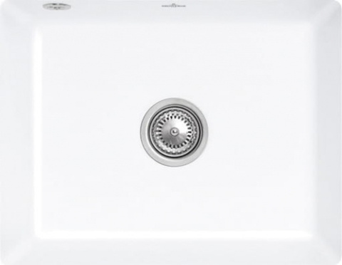 Villeroy & Boch Zlewozmywak SUBWAY 60SU MAN. snow white PREMIUMLINE, podblatowy VB-3310 01 KG Villeroy & Boch Zlewozmywak SUBWAY 60SU MAN. snow white PREMIUMLINE, podblatowy VB-3310 01 KG