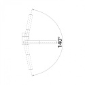 BLANCO Bateria LINUS-S powłoka PVD Steel 526242