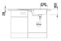 BLANCO Zlewozmywak RONDOSET stal szczotkowana 513310