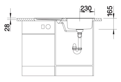 BLANCO Zlewozmywak RONDOSET stal szczotkowana 513310 BLANCO Zlewozmywak RONDOSET stal szczotkowana 513310