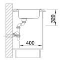 BLANCO Zlewozmywak RONDOSOL stal szczotkowana 513306
