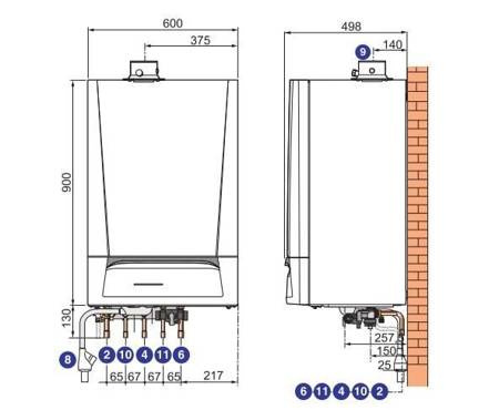 De Dietrich Evodens AMC 25/28 BIC Kocioł gazowy kondensacyjny ze zintegr. podgrz. 40 l 7689099 De Dietrich Evodens AMC 25/28 BIC Kocioł gazowy kondensacyjny ze zintegr. podgrz. 40 l 7689099