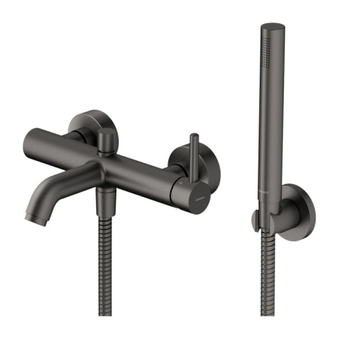 Omnires Y Bateria wannowa ścienna grafitowa Y1231GR