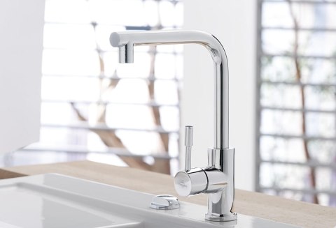 Villeroy & Boch Bateria MODERN STEEL, polerowana stal VB-9668 01 LE Villeroy & Boch Bateria MODERN STEEL, polerowana stal VB-9668 01 LE