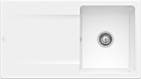 Villeroy & Boch Zlewozmywak SILUET 50 MAN. white alpin CLASSICLINE VB-3335 01 R1 Villeroy & Boch Zlewozmywak SILUET 50 MAN. white alpin CLASSICLINE VB-3335 01 R1