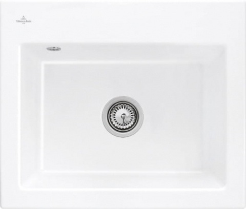 Villeroy & Boch Zlewozmywak SUBWAY 60S MAN. white alpin CLASSICLINE VB-3309 01 R1 Villeroy & Boch Zlewozmywak SUBWAY 60S MAN. white alpin CLASSICLINE VB-3309 01 R1