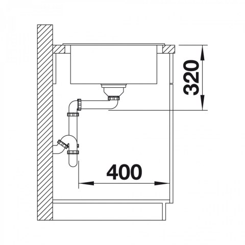 BLANCO Zlewozmywak ELON XL 6 S czarny, k.aut., InFino, kratka 525882