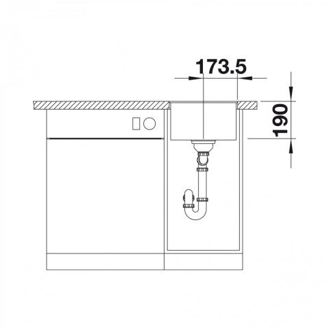 BLANCO Zlewozmywak SUBLINE 320-F antracyt, InFino 523416 BLANCO Zlewozmywak SUBLINE 320-F antracyt, InFino 523416