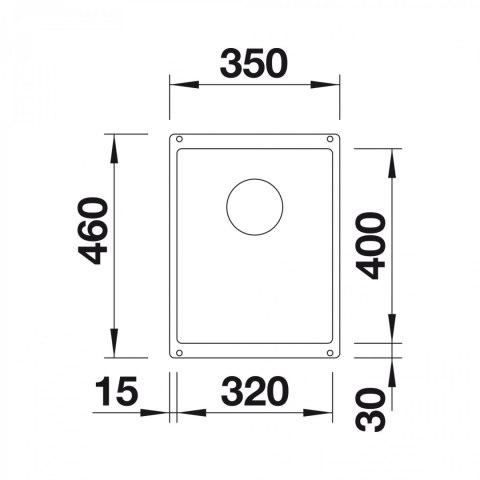 BLANCO Zlewozmywak SUBLINE 320-U antracyt, InFino 523406 BLANCO Zlewozmywak SUBLINE 320-U antracyt, InFino 523406