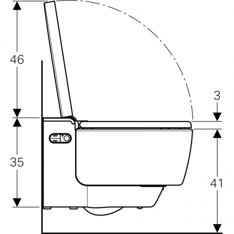 GEBERIT AquaClean MERA COMFORT urządzenie WC (miska z deską) z funkcją higieny intymnej chrom błyszczący 146212211 GEBERIT AquaClean MERA COMFORT urządzenie WC (miska z deską) z funkcją higieny intymnej chrom błyszczący 146212211