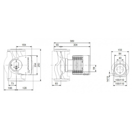 Grundfos MAGNA3 40-120 F 250 1x230V PN6/10 Bezdławnicowa pompa obiegowa 97924270