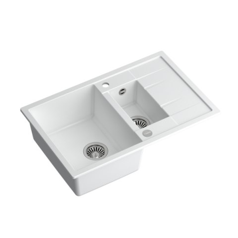 QUADRON MORGAN 156 GraniteQ snow white/elementy stalowe HB8224U1-BS_P2O QUADRON MORGAN 156 GraniteQ snow white/elementy stalowe HB8224U1-BS_P2O