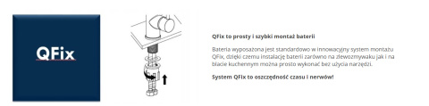Quadron BATERIA ZLEWOZMYWAKOWA STALOWA SALMA VERY BLACK Z WYCIĄGANĄ WYLEWKĄ SPRĘŻYNA KOLOR CZARNY MAT 3323520BLM Quadron BATERIA ZLEWOZMYWAKOWA STALOWA SALMA VERY BLACK Z WYCIĄGANĄ WYLEWKĄ SPRĘŻYNA KOLOR CZARNY MAT 3323520BLM