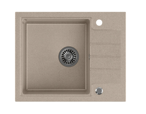 Quadron ZLEWOZMYWAK GRANITOWY JEDNOKOMOROWY 62*50*20 CM Z OCIEKACZEM PETER 116 BEŻOWY ZE STALOWYM ODPŁYWEM HCQP6250BEZK Quadron ZLEWOZMYWAK GRANITOWY JEDNOKOMOROWY 62*50*20 CM Z OCIEKACZEM PETER 116 BEŻOWY ZE STALOWYM ODPŁYWEM HCQP6250BEZK