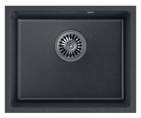 Quadron ZLEWOZMYWAK GRANITOWY JEDNOKOMOROWY PODWIESZANY 46*37,5*20,5 CM ALEC 40 CZARNY ZE STALOWYM ODPŁYWEM HQA4640CZK Quadron ZLEWOZMYWAK GRANITOWY JEDNOKOMOROWY PODWIESZANY 46*37,5*20,5 CM ALEC 40 CZARNY ZE STALOWYM ODPŁYWEM HQA4640CZK