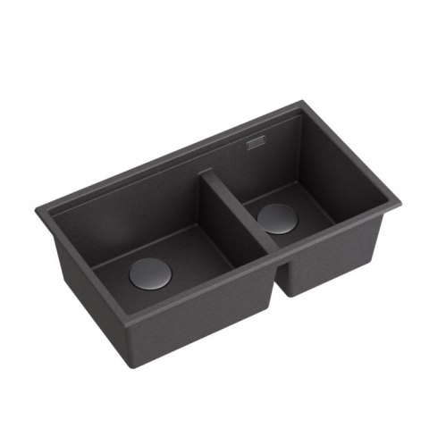 Quadron Zlewozmywak granitowy Clark 842 840 x 485 x 255 Onyx/Miedź BM3319102U-BL-PVDC1 Quadron Zlewozmywak granitowy Clark 842 840 x 485 x 255 Onyx/Miedź BM3319102U-BL-PVDC1