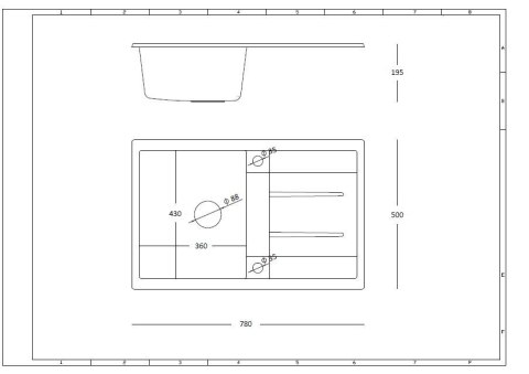 Quadron Zlewozmywak granitowy Morgan 111 780 x 500 x 200 mm Czarny z miedzianym odpływem HB8203U8-C1_P2O Quadron Zlewozmywak granitowy Morgan 111 780 x 500 x 200 mm Czarny z miedzianym odpływem HB8203U8-C1_P2O