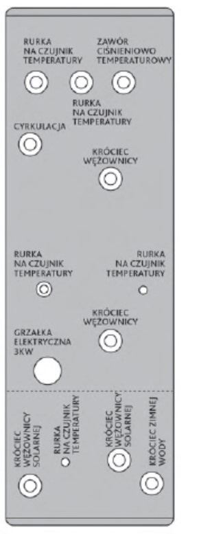 Thermes Zbiornik CWU 200l z dwoma wężownicami 2,97 + 0,81m2 ze stali nierdzewnej podgrzewacz z wężownicą i grzałką 3kw 230V Thermes Zbiornik CWU 200l z dwoma wężownicami 2,97 + 0,81m2 ze stali nierdzewnej podgrzewacz z wężownicą i grzałką 3kw 230V