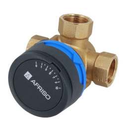 AFRISO ZESTAW - ZAWÓR 3-DR ARV 384 PROCLICK + SIŁOWNIK ARM 343 (3-pkt; DN25; 230 V AC; Rp1"; Kvs 10) 13 384 44