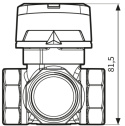 AFRISO ZESTAW - ZAWÓR 4-DR ARV 484 PROCLICK + SIŁOWNIK ARM 343 (3-pkt; DN25; 230 V AC; Rp1"; Kvs 10) 13 484 44