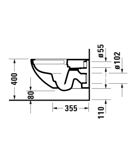 DURAVIT Set Architec miska z deską wolnoopadającą 45720900A1 DURAVIT Set Architec miska z deską wolnoopadającą 45720900A1