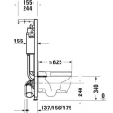 Duravit DuraSystem stelaż podtynkowy do miski wiszącej WD1011000000