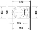 Duravit Sensowash Slim Miska wisząca Me by Starck + Deska Myjąca 631000002004300