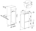 Z kodem LATO -7% !!! FRANKE STUDIO Chłodziarko-zamrażarka FCB 320 V NE E 118.0606.722