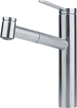 Z kodem LATO -7% !!! FRANKE Studio Bateria TANGO NEO PULL-OUT SPRAY stal szczotkowana INOX (115.0596.389)